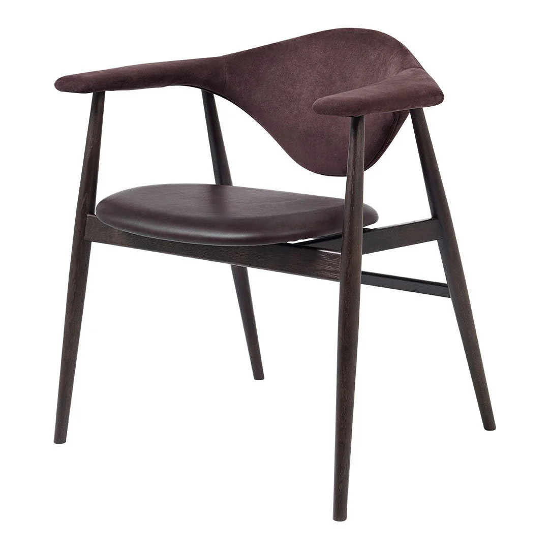 Masculo Dining Chair - Wood Base - Image 13