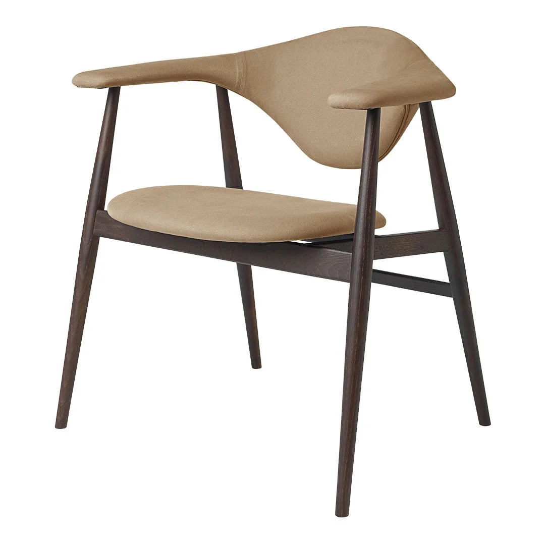 Masculo Dining Chair - Wood Base - Image 15
