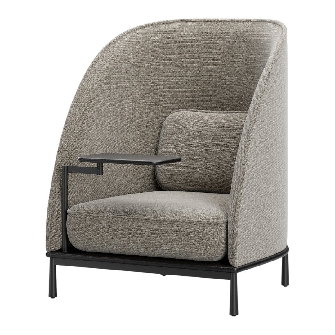 Arc High Back Lounge Chair w/ Tablet - Image 11