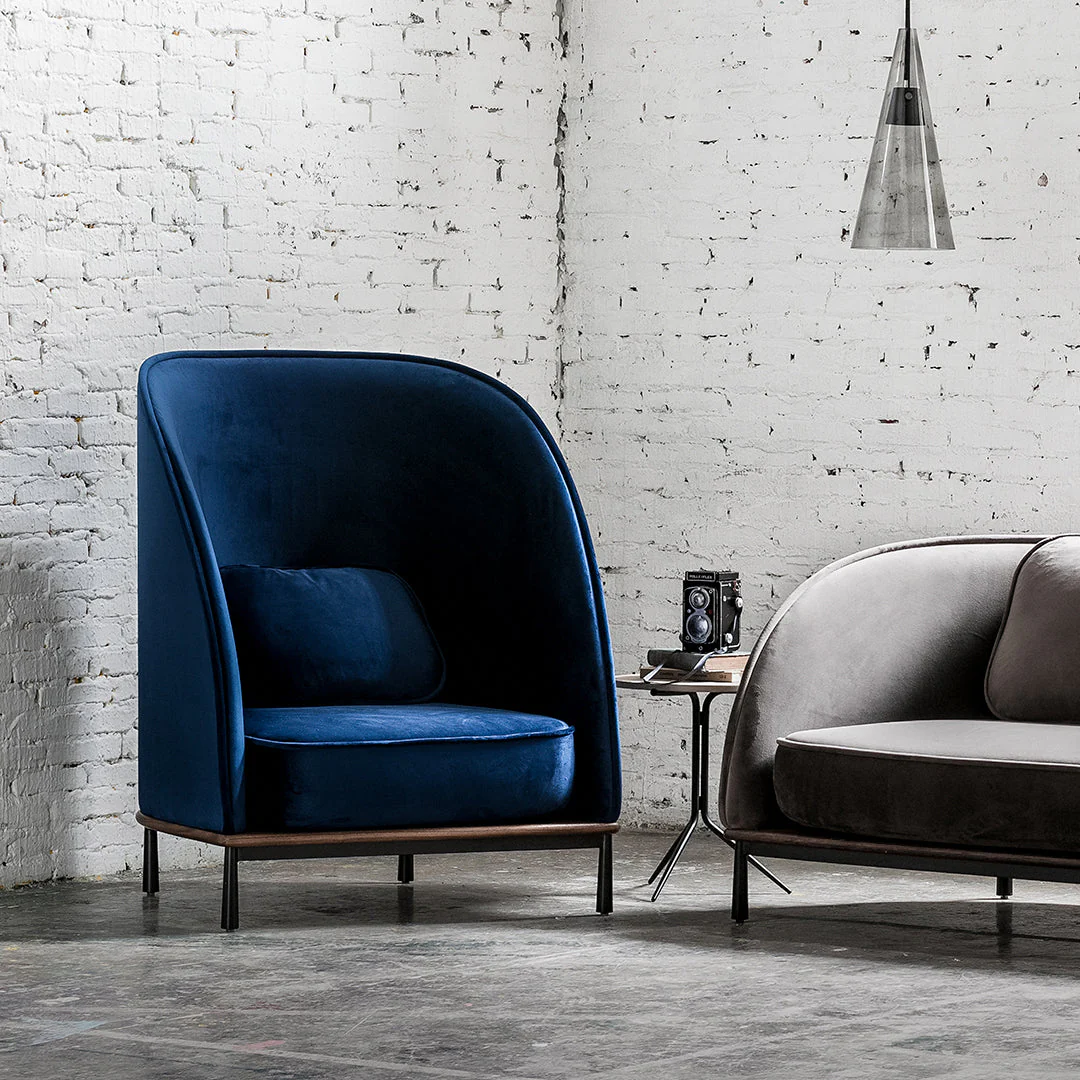 Arc High Back Lounge Chair - Image 4