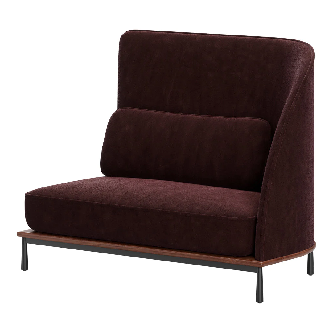 Arc High Back 2-Seater Sofa - Right
