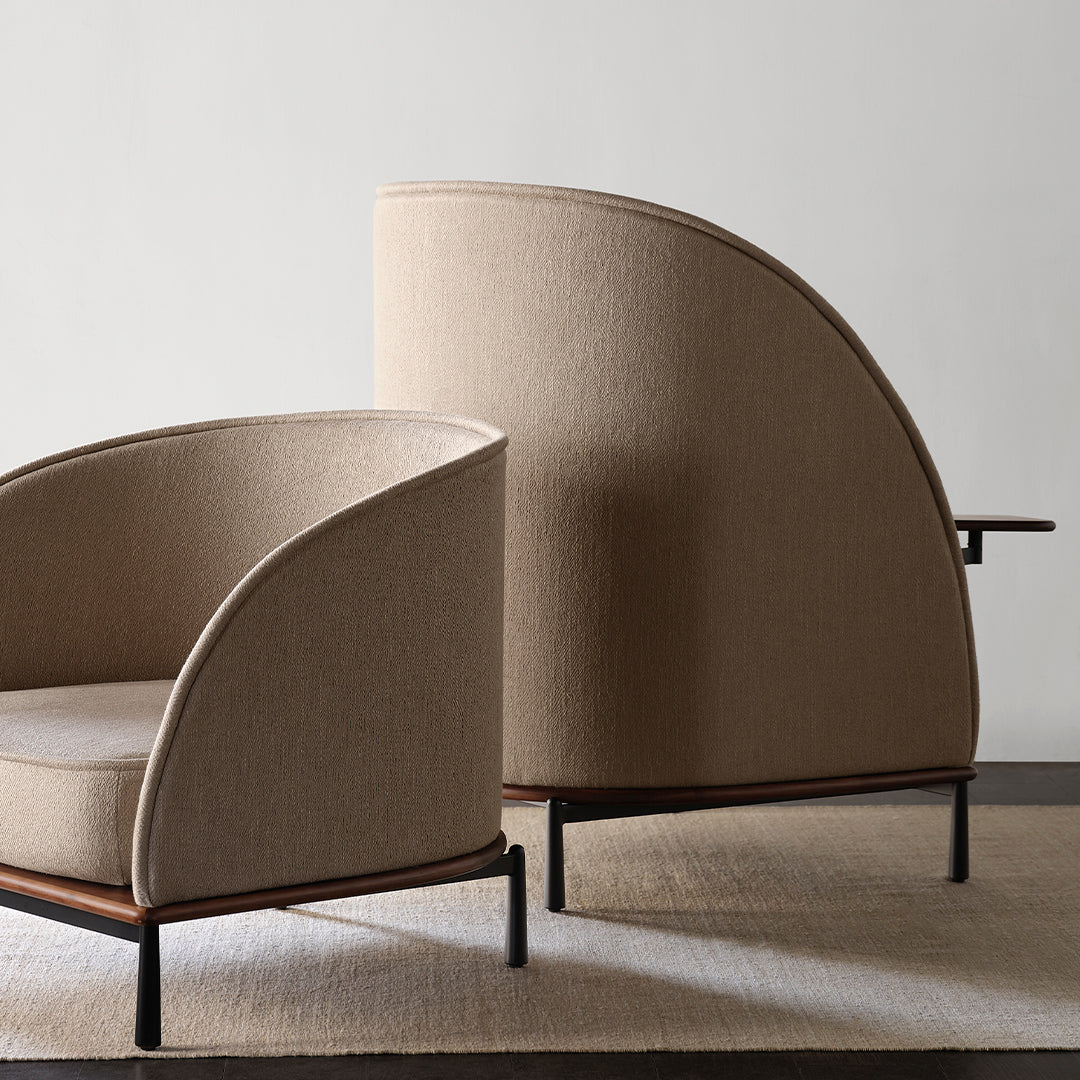 Arc Lounge Chair w/ Tablet - Image 6