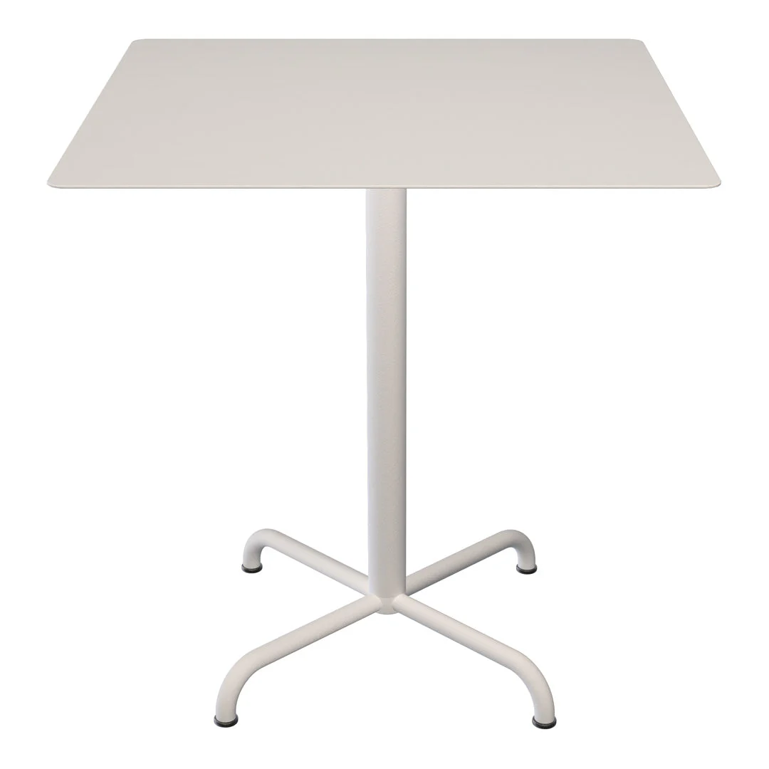 PICO Outdoor Café Table w/ 4-Star Base - Square - Image 10