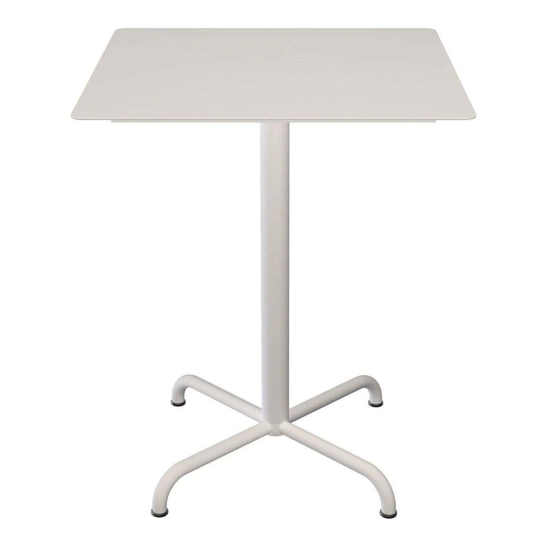 PICO Outdoor Café Table w/ 4-Star Base - Square - Image 14