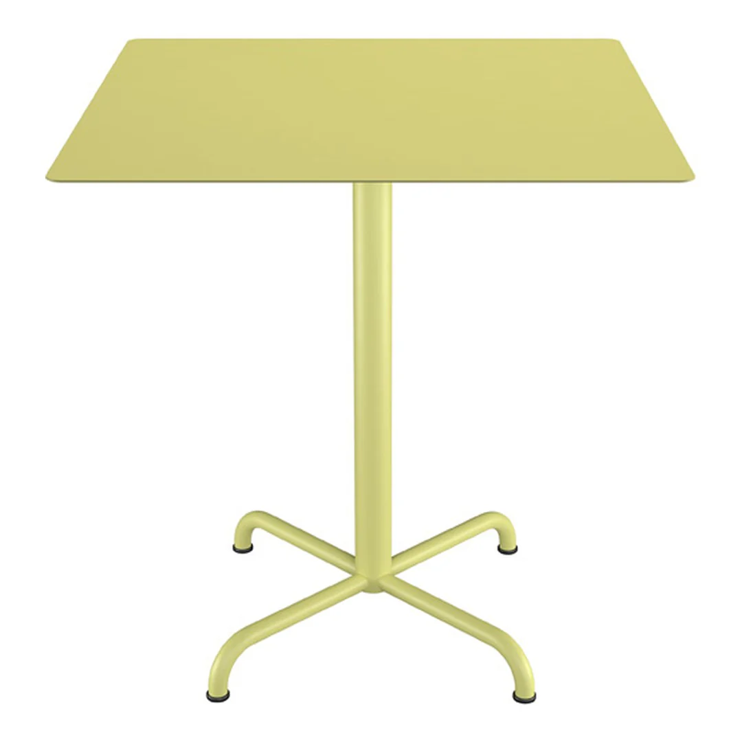 PICO Outdoor Café Table w/ 4-Star Base - Square - Image 16