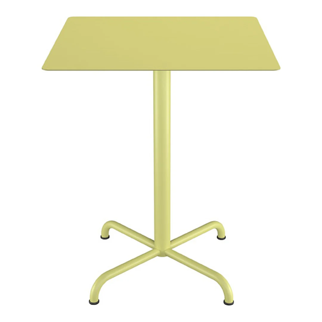 PICO Outdoor Café Table w/ 4-Star Base - Square - Image 17