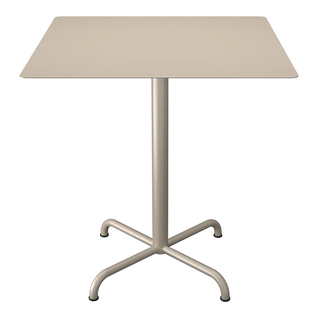PICO Outdoor Café Table w/ 4-Star Base - Square - Image 8