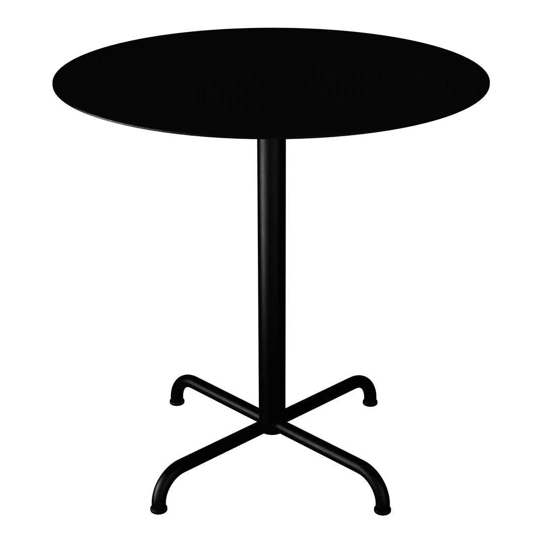 PICO Outdoor Café Table w/ 4-Star Base - Round - Image 11