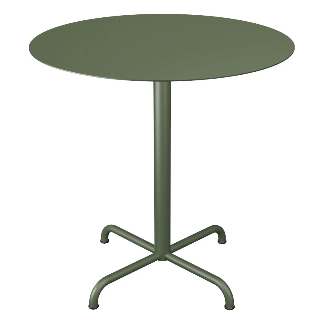 PICO Outdoor Café Table w/ 4-Star Base - Round - Image 12