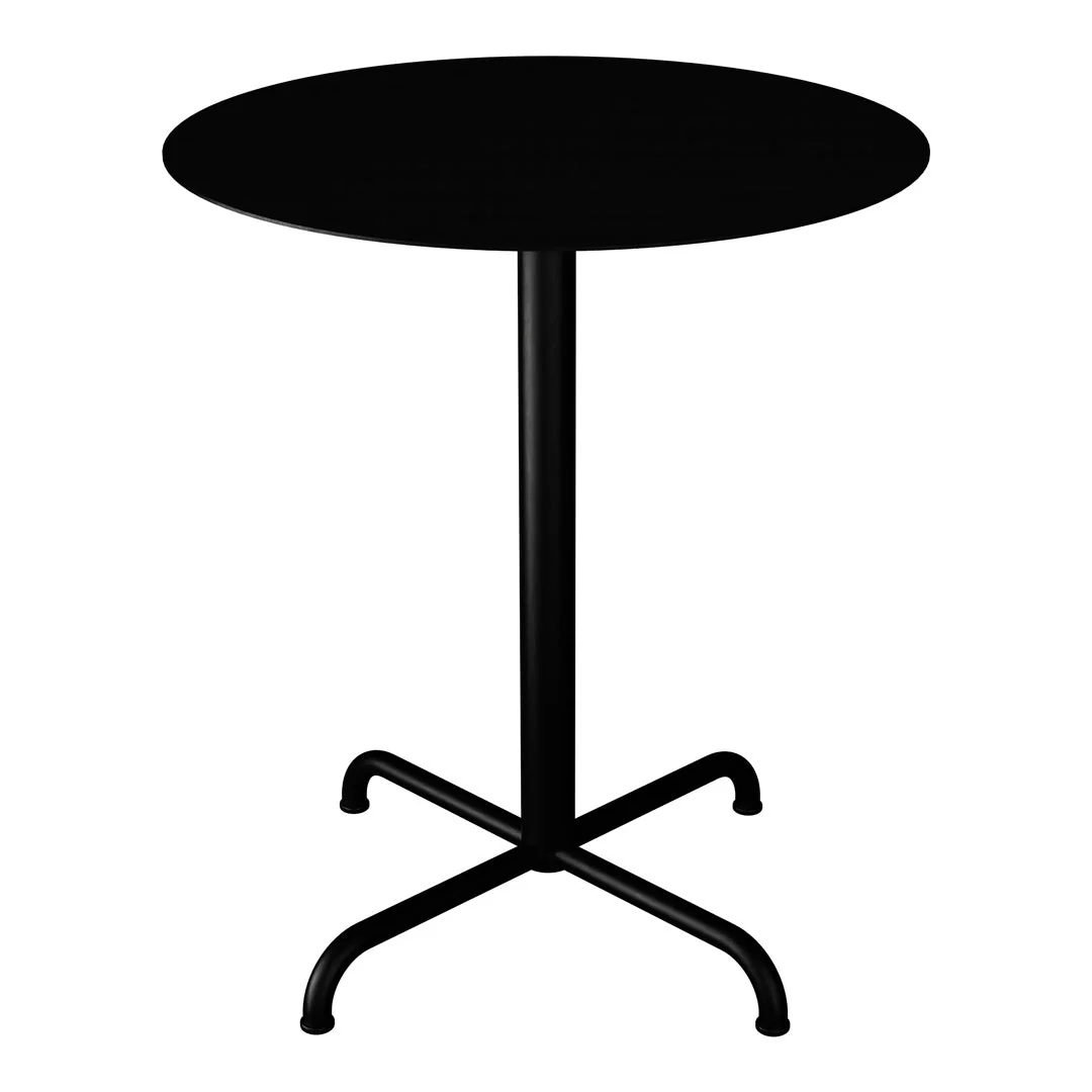 PICO Outdoor Café Table w/ 4-Star Base - Round - Image 3
