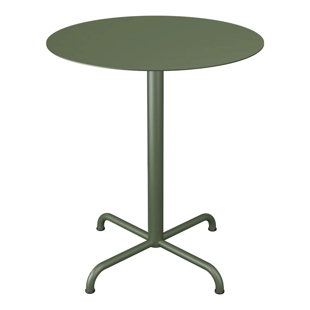 PICO Outdoor Café Table w/ 4-Star Base - Round - Image 6