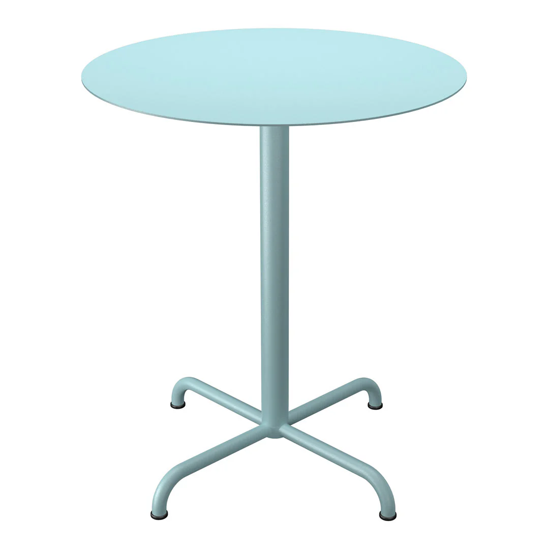 PICO Outdoor Café Table w/ 4-Star Base - Round - Image 7