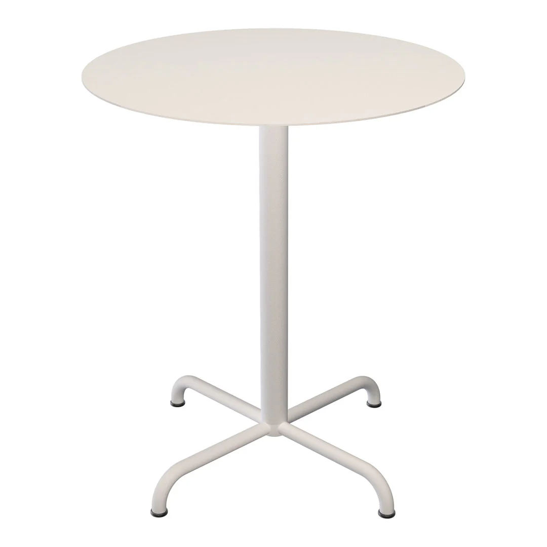 PICO Outdoor Café Table w/ 4-Star Base - Round - Image 8
