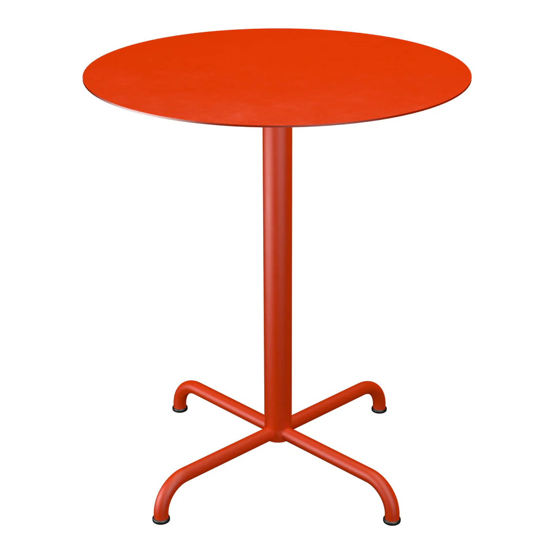 PICO Outdoor Café Table w/ 4-Star Base - Round - Image 9