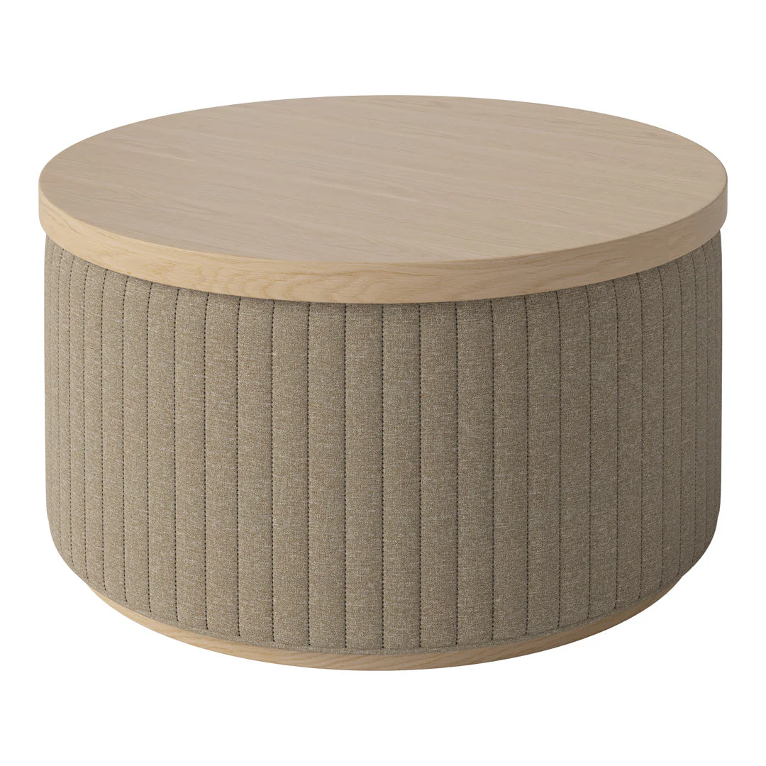 Rigato Pouf w/ Tray Table - Image 2