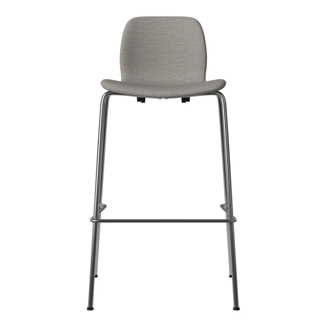 Seed Bar Chair - Upholstered - Chrome Base - Image 29