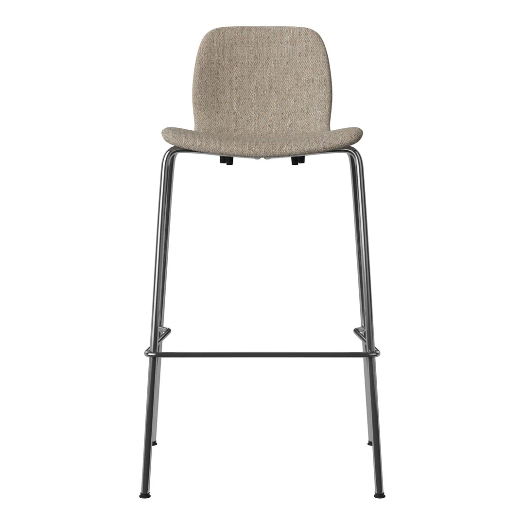 Seed Bar Chair - Upholstered - Chrome Base - Image 37