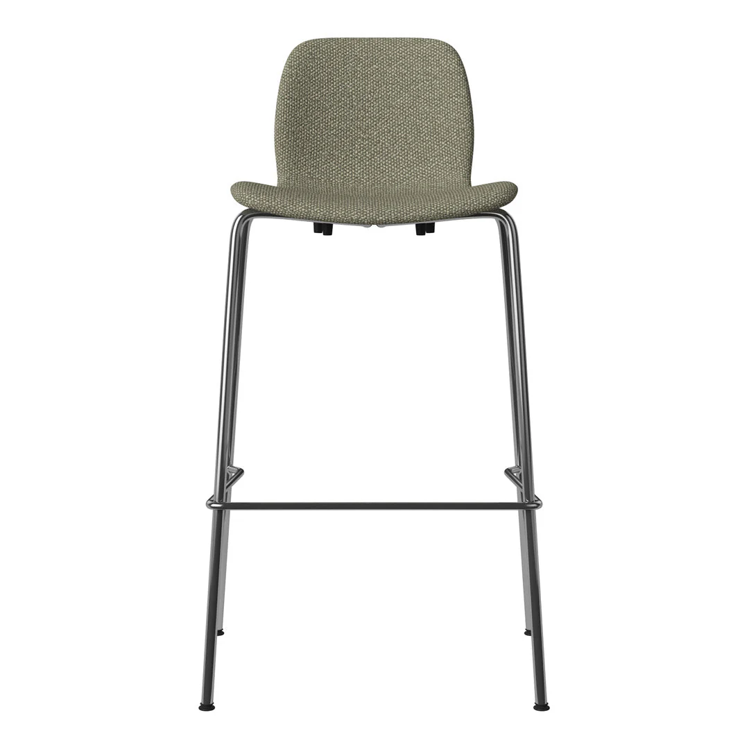 Seed Bar Chair - Upholstered - Chrome Base - Image 50