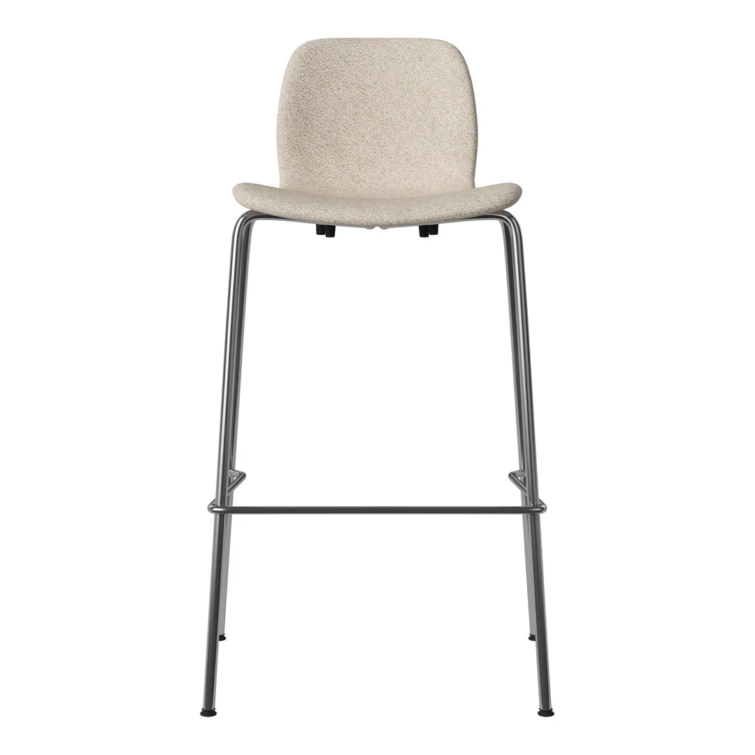 Seed Bar Chair - Upholstered - Chrome Base - Image 51