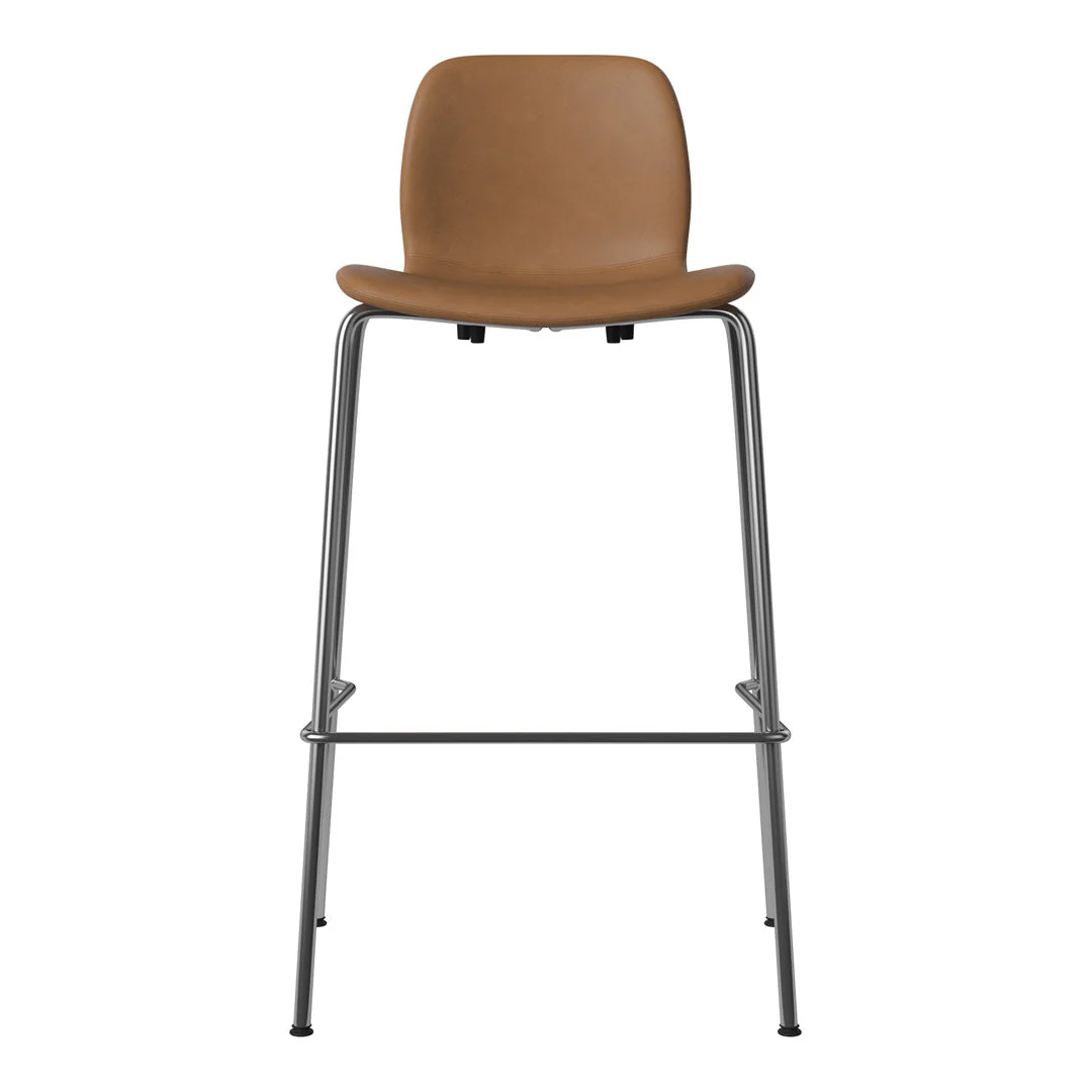 Seed Bar Chair - Upholstered - Chrome Base - Image 58