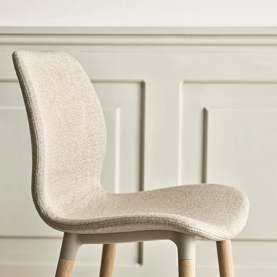 Seed Bar Chair - Upholstered - Oiled Oak Base - Image 12