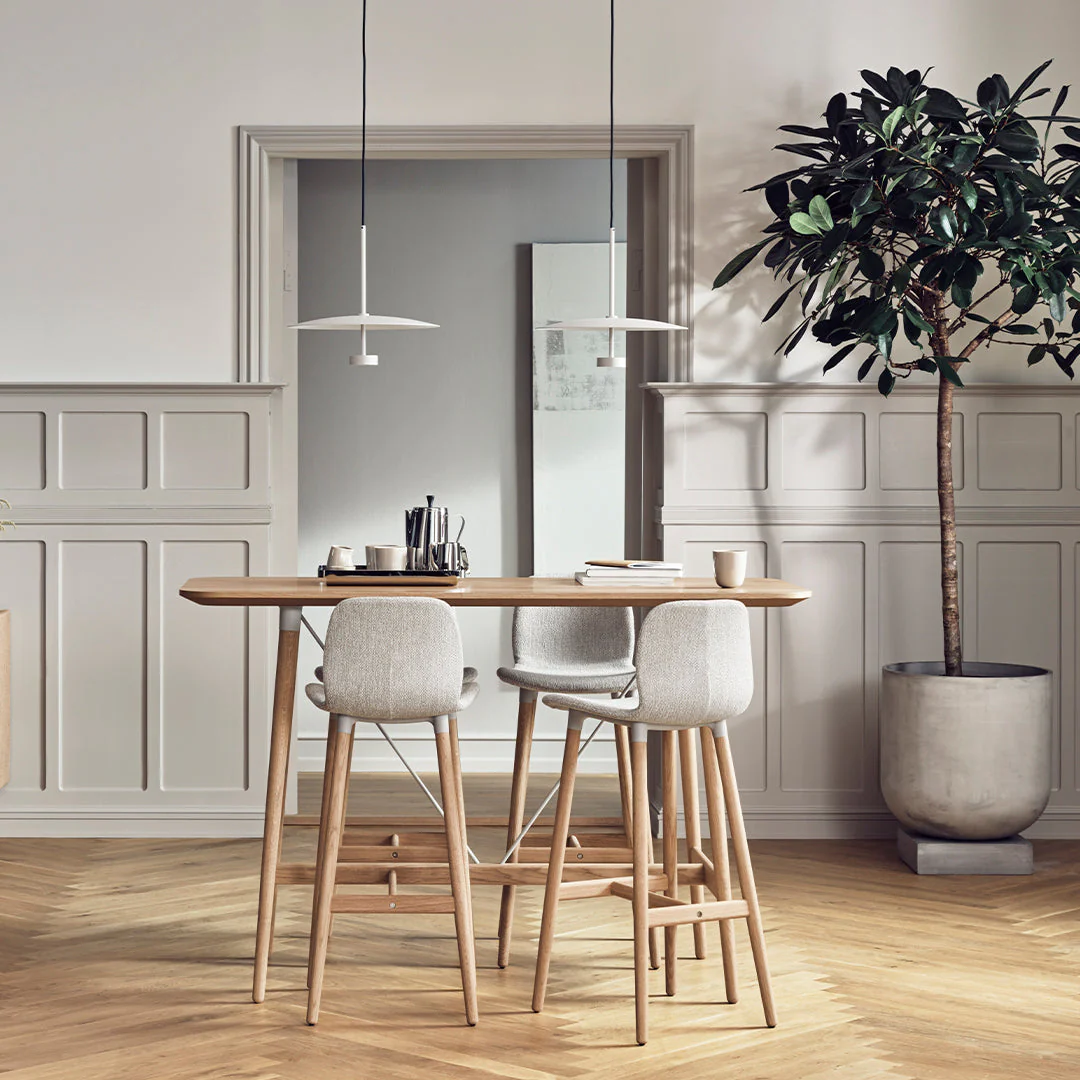 Seed Bar Chair - Upholstered - Oiled Oak Base - Image 13