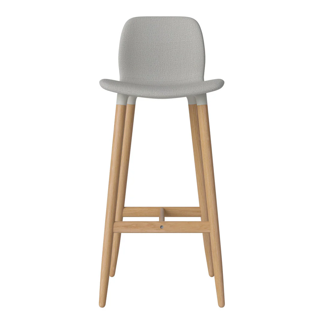 Seed Bar Chair - Upholstered - Oiled Oak Base - Image 19
