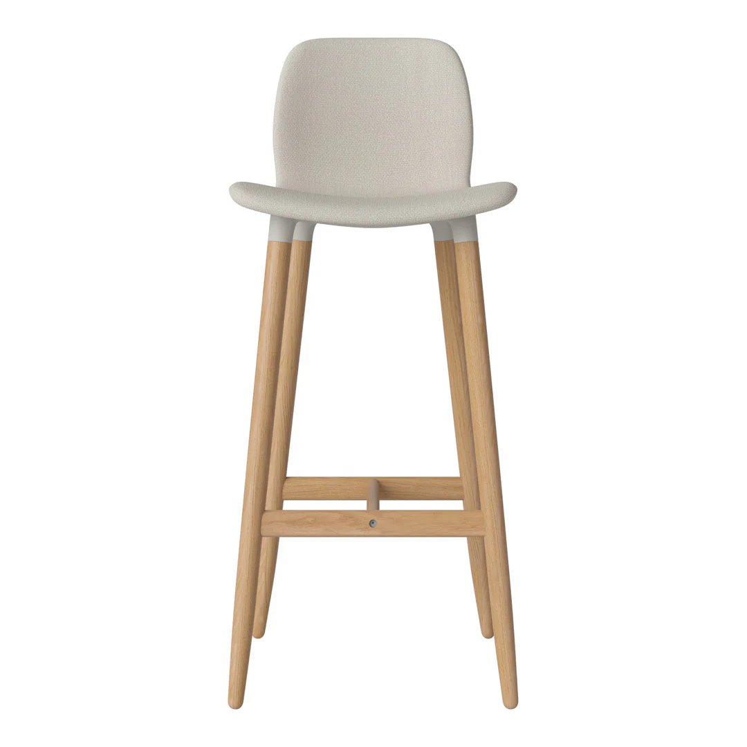 Seed Bar Chair - Upholstered - Oiled Oak Base - Image 23