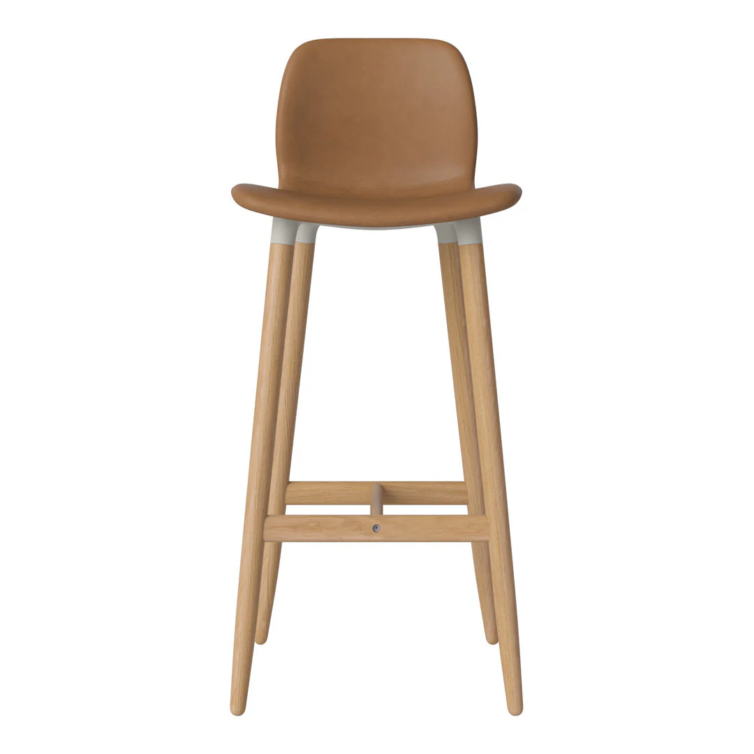 Seed Bar Chair - Upholstered - Oiled Oak Base - Image 25