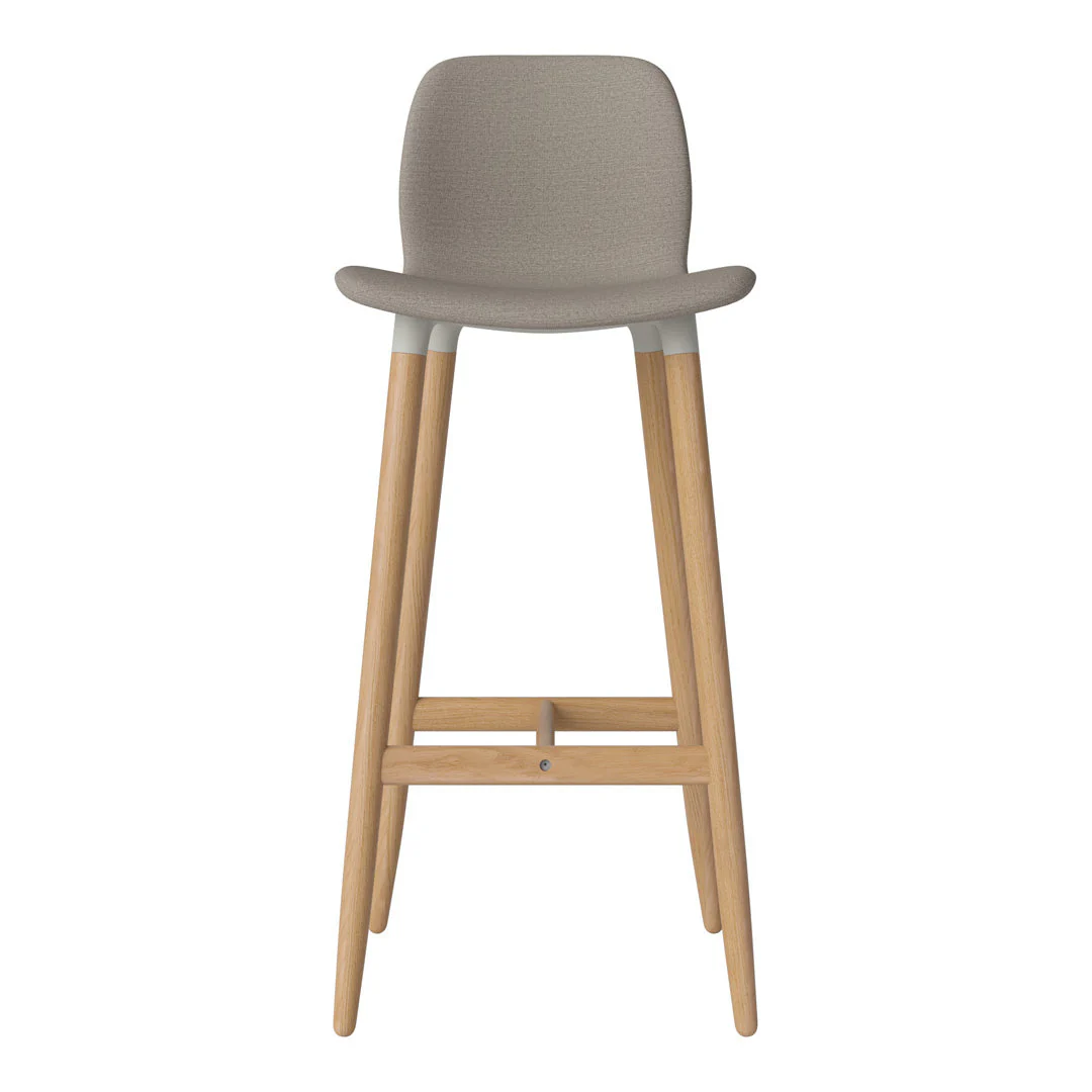 Seed Bar Chair - Upholstered - Oiled Oak Base - Image 31