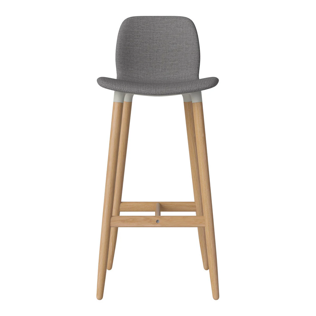 Seed Bar Chair - Upholstered - Oiled Oak Base - Image 35