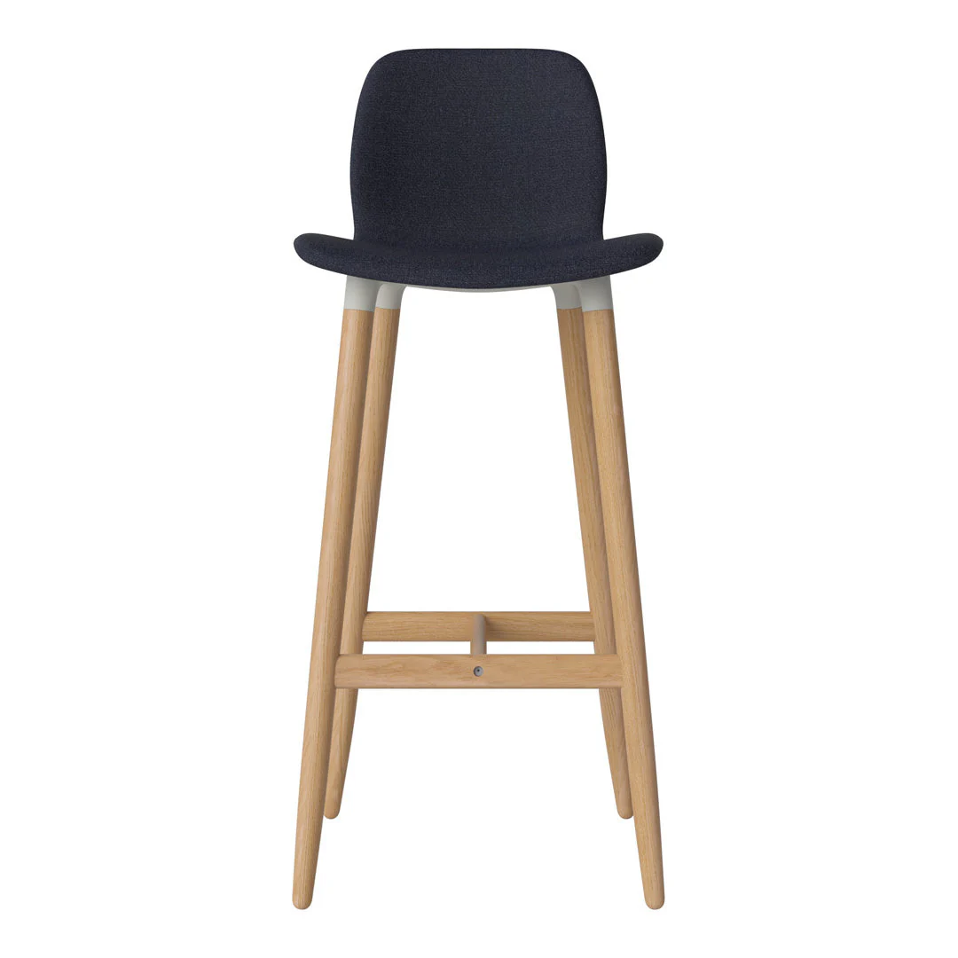 Seed Bar Chair - Upholstered - Oiled Oak Base - Image 37