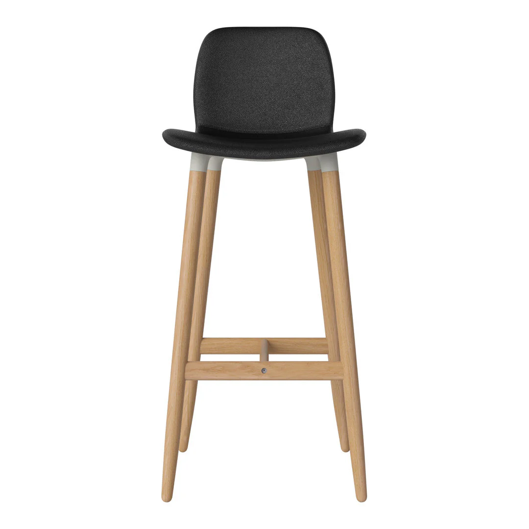 Seed Bar Chair - Upholstered - Oiled Oak Base - Image 38