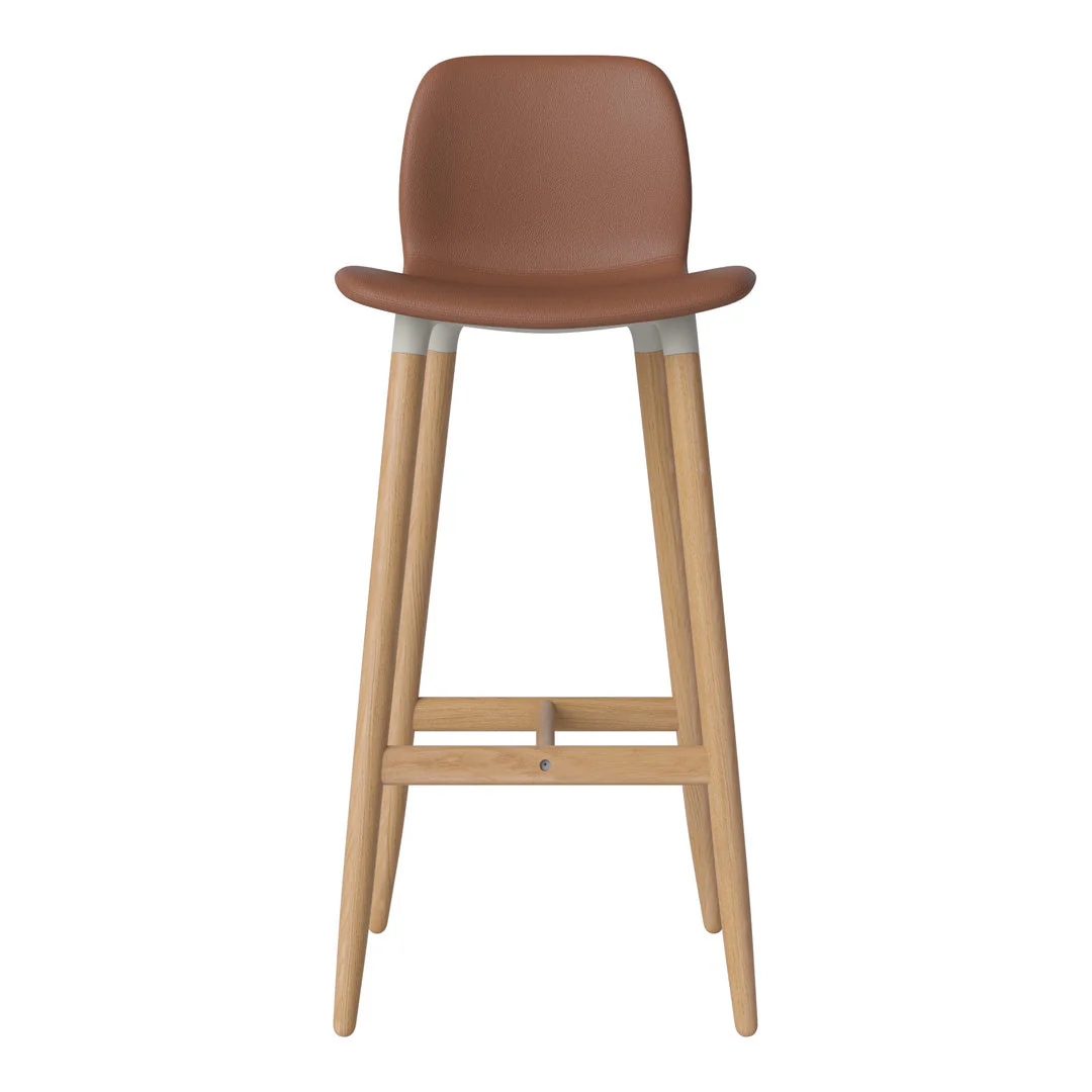 Seed Bar Chair - Upholstered - Oiled Oak Base - Image 39