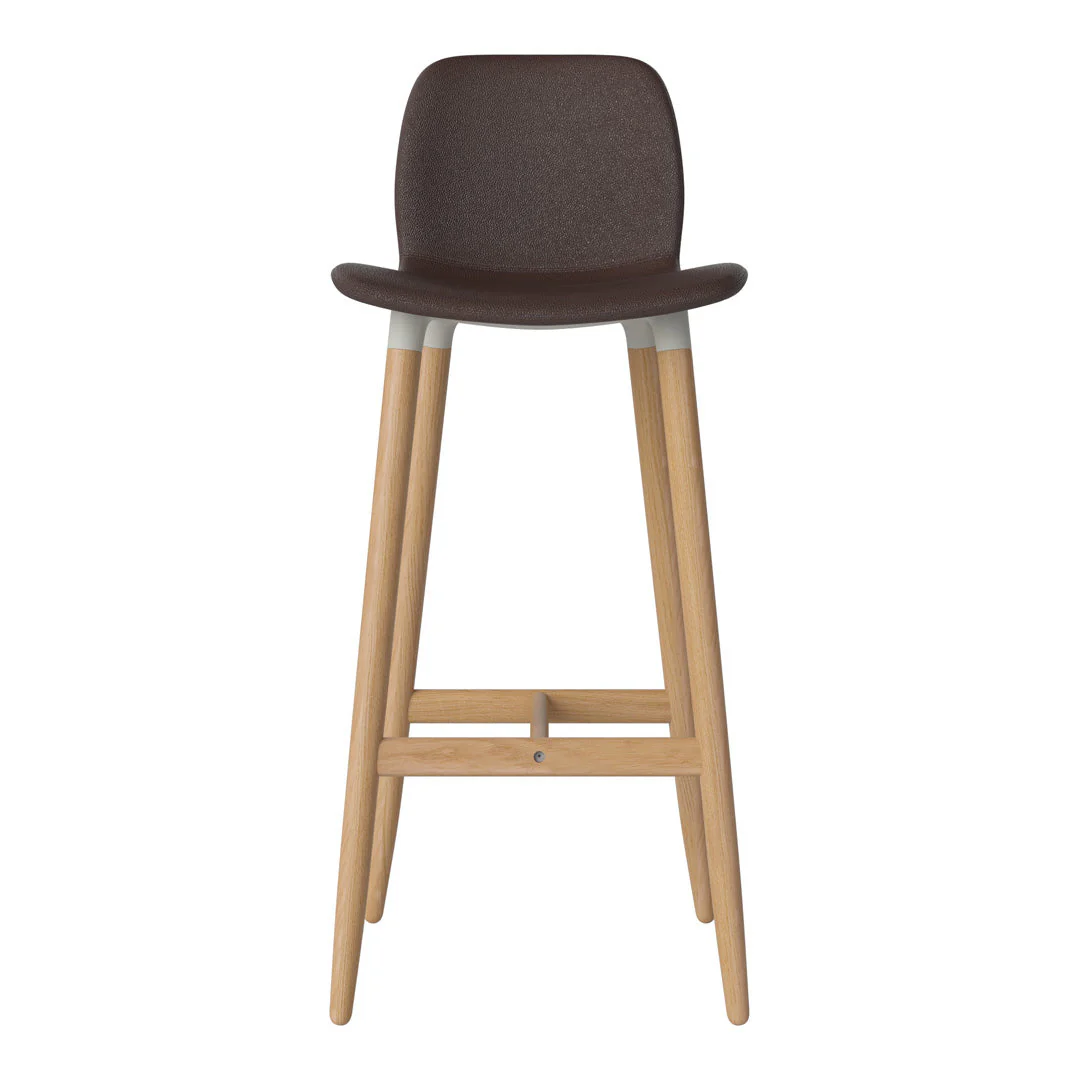 Seed Bar Chair - Upholstered - Oiled Oak Base - Image 40