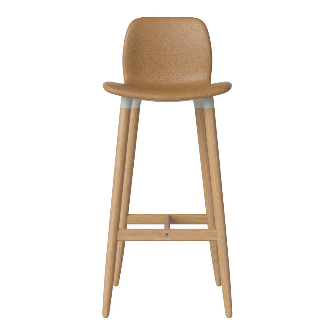 Seed Bar Chair - Upholstered - Oiled Oak Base - Image 42