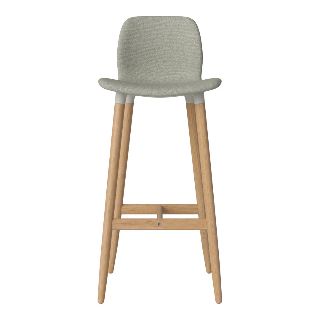 Seed Bar Chair - Upholstered - Oiled Oak Base - Image 54