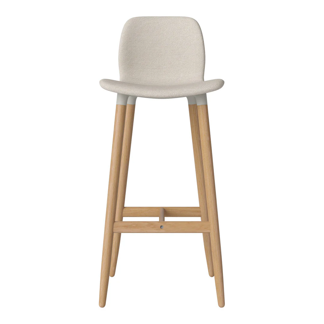 Seed Bar Chair - Upholstered - Oiled Oak Base - Image 56