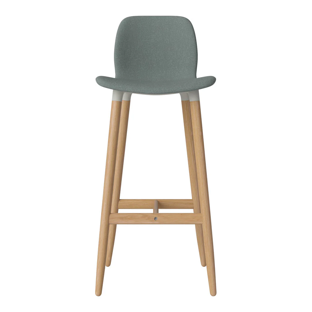 Seed Bar Chair - Upholstered - Oiled Oak Base - Image 59