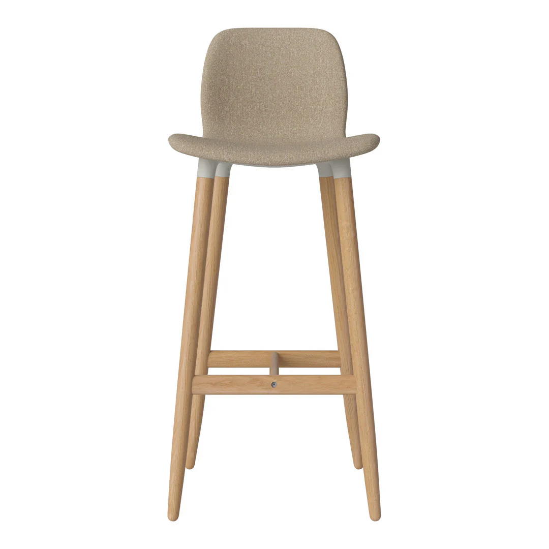Seed Bar Chair - Upholstered - Oiled Oak Base - Image 68