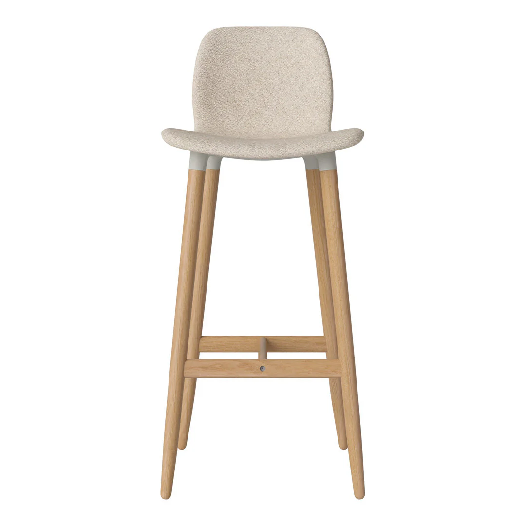 Seed Bar Chair - Upholstered - Oiled Oak Base - Image 69