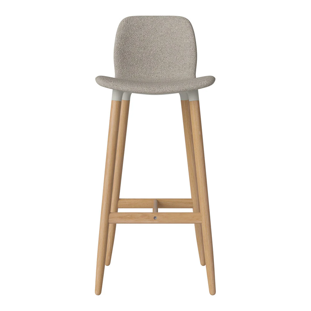 Seed Bar Chair - Upholstered - Oiled Oak Base - Image 71