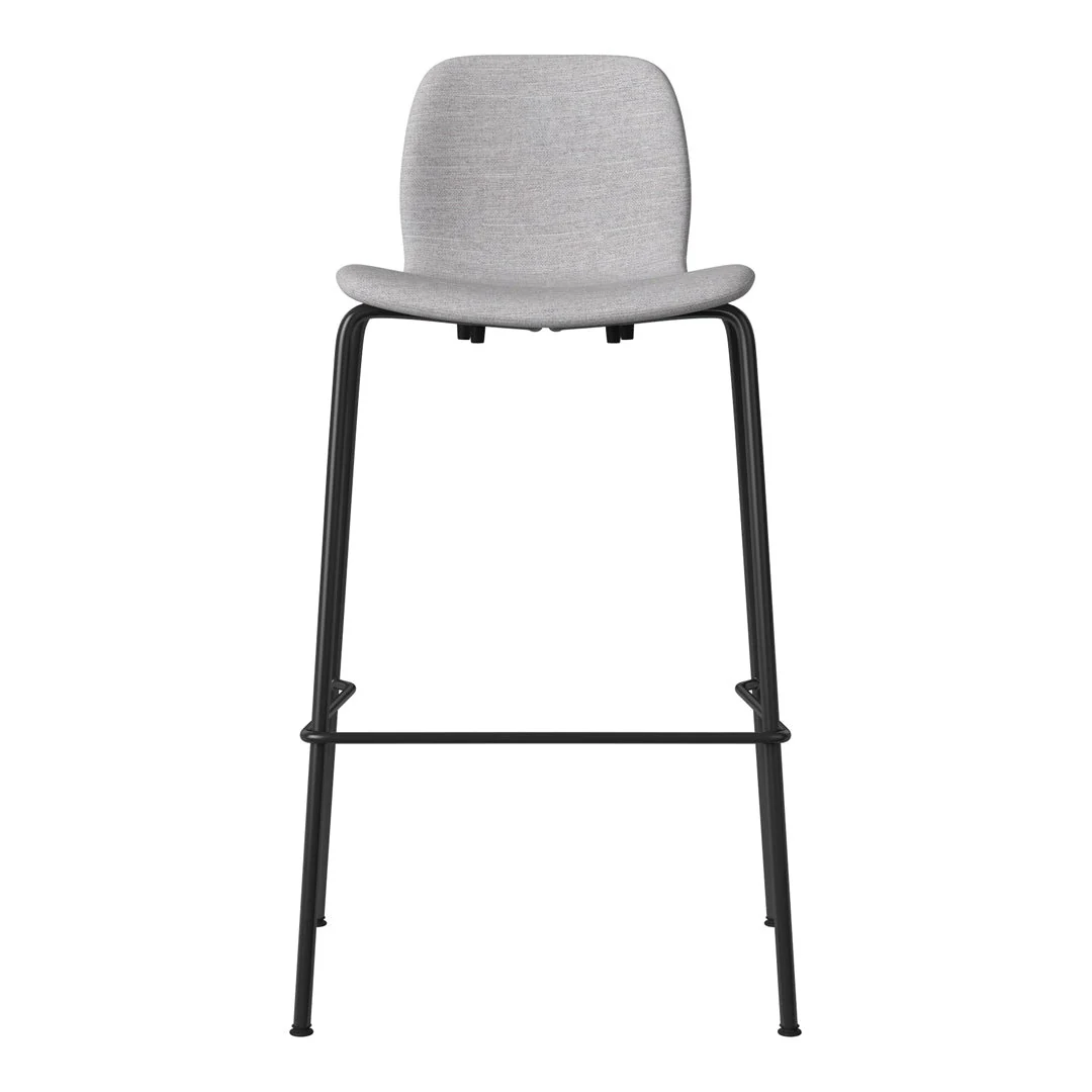 Seed Bar Chair - Upholstered - Steel Base, Black Lacquered - Image 54