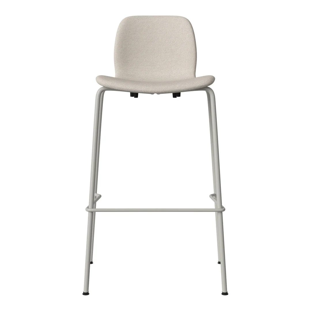Seed Bar Chair - Upholstered - Steel Base, Grey Lacquered - Image 68