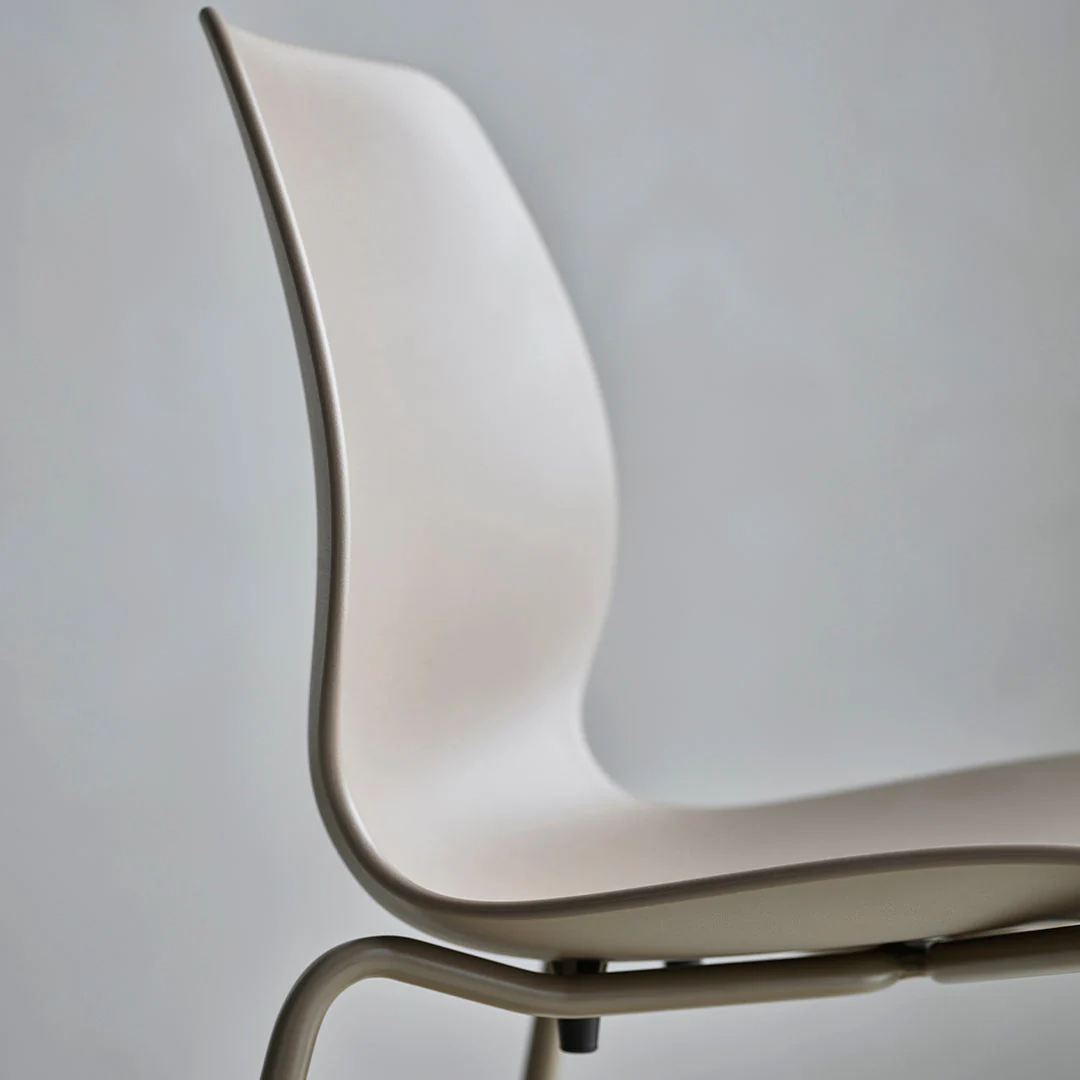 Seed Counter Chair - Upholstered - Chrome Base - Image 11