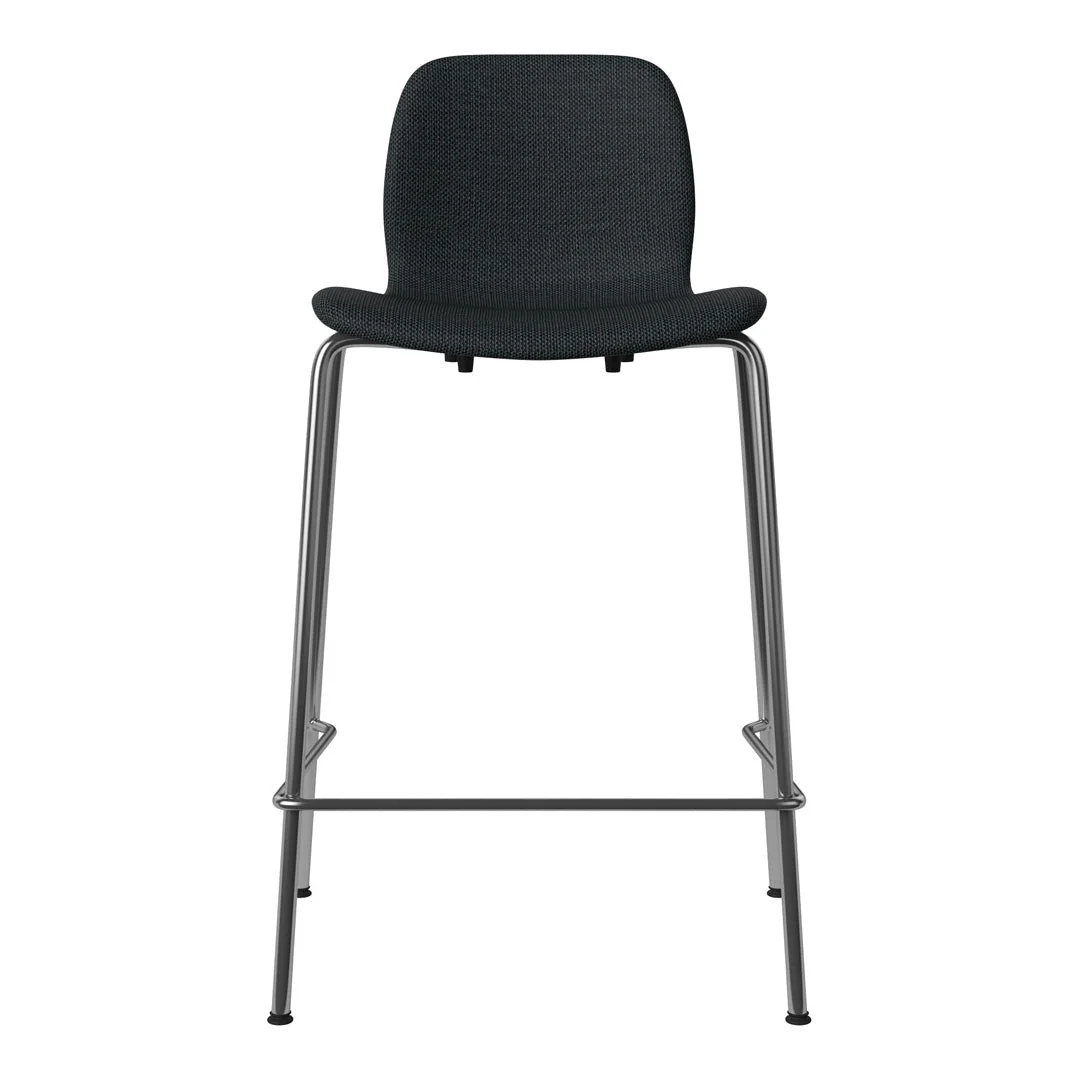 Seed Counter Chair - Upholstered - Chrome Base - Image 16
