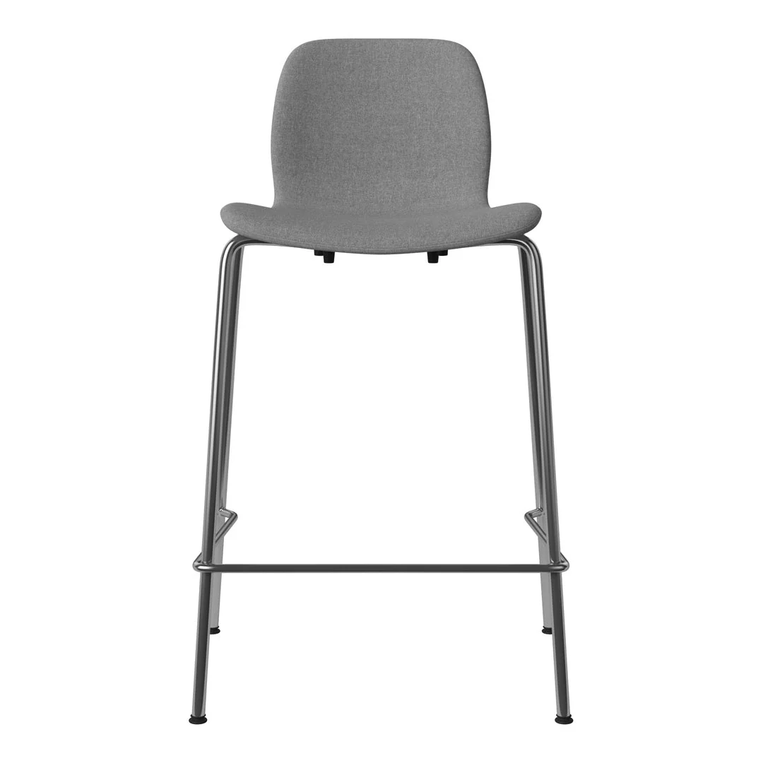 Seed Counter Chair - Upholstered - Chrome Base - Image 18