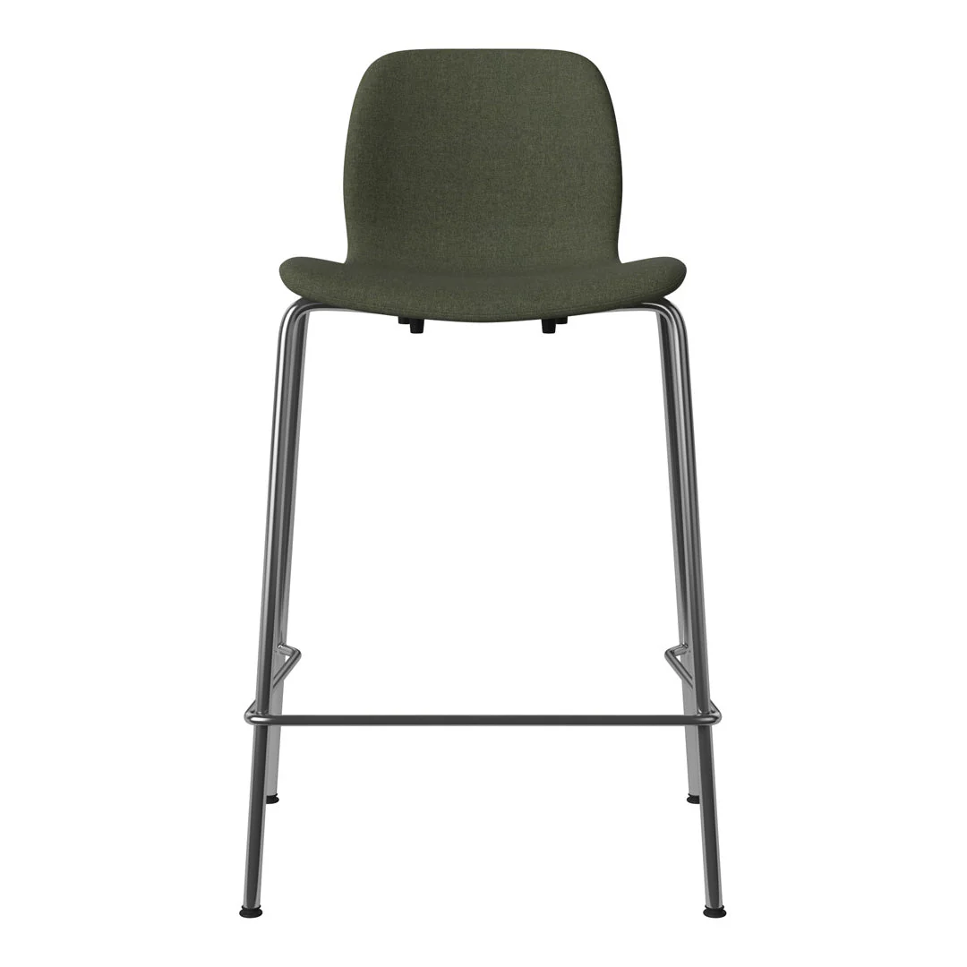 Seed Counter Chair - Upholstered - Chrome Base - Image 24
