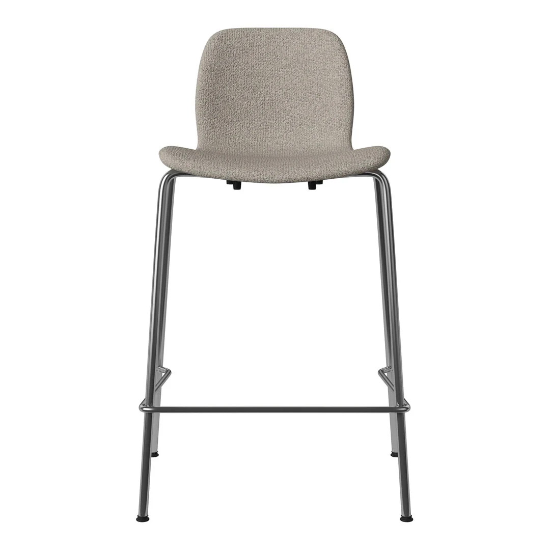 Seed Counter Chair - Upholstered - Chrome Base - Image 25
