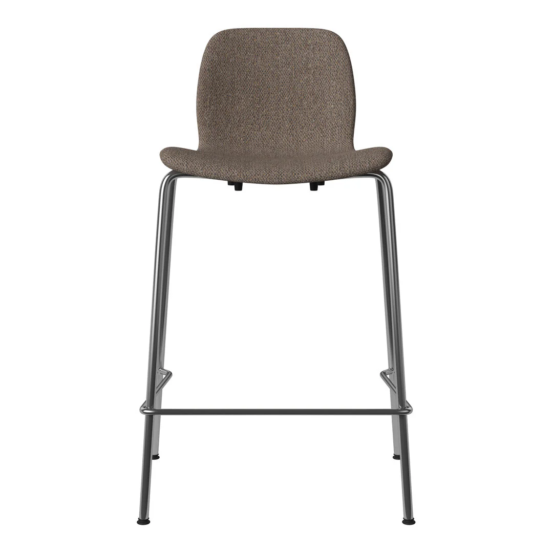 Seed Counter Chair - Upholstered - Chrome Base - Image 7